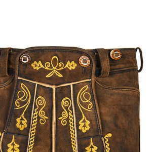 Short style hawaïen en cuir ou daim pour homme, offre spéciale, de bonne qualité, en cuir de vache authentique, collection - Product Image 6