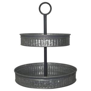 Présentoir à gâteaux en métal galvanisé pour table Porte-outils à gâteaux de table Outil de service réutilisable Support à gâteaux au design classique - Product Image 5