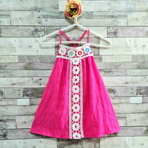 Estilo de la moda recién nacido bebé niñas vestido de princesa de algodón niños ropa de bebé infantil de verano las niñas vestido de fiesta - Product Image 4