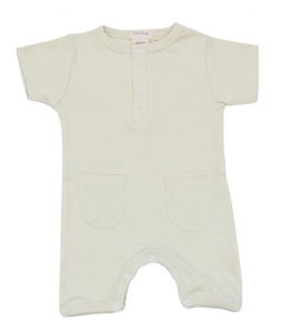 Monos de algodón orgánico Unisex con certificación GOTS, peleles informales de verano para bebés, niños y niñas de 0 a 3 meses, Color sólido, mangas cortas para dormir - Product Image 4