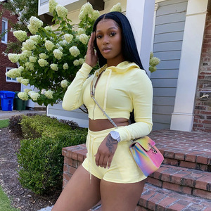 Pull à capuche de haute qualité pour femmes, ensemble 2 pièces, vêtements décontractés, sexy, nouveauté - Product Image 2