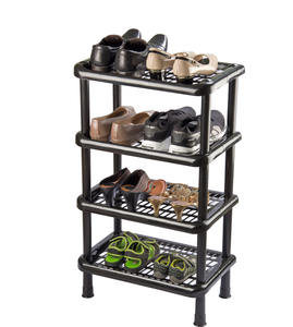 Zapatero de plástico, 3 pares, 4 niveles - Product Image 1