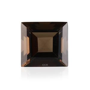 Haute qualité 12mm coupe carrée pierres précieuses de quartz fumé naturel pierres lâches à facettes prix d'usine en gros avec certificat IGI - Product Image 1