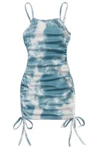 Vestido de Verano 2022, Nuevo, Informal, a Rayas, Ecológico, para Mujer, Cuello Redondo, Tejido, Sin Mangas, Falda, 100% Algodón, Colección de Bangladés - Product Image 3