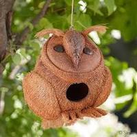 Nichoir en bois fait main écologique pour oiseaux, maison pour oiseaux de compagnie, prix abordable, accessoires COCO-ECO K1 CLASSICS