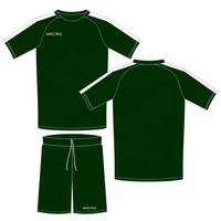 Tenues de football unisexes personnalisées de haute qualité, maillots et shorts de football sublimés, 220 GSM, taille européenne, noms d'équipe personnalisés, 100% coton