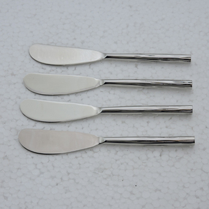 Xyj design manche en spirale, ensemble de couverts de cuisine et de table, en acier inoxydable, couteau à fromage au beurre, ensemble de 4 pièces - Product Image 6