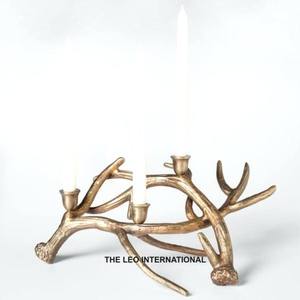 Candelabro Creativo de Primera Calidad, Portavelas de Hierro Negro, Jarra de Vela Única de Concreto, Decoración Moderna de Lujo para el Hogar Estilo Americano - Product Image 4