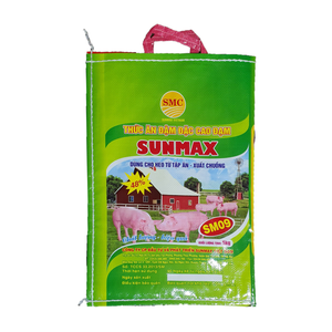 ถุงพลาสติก PP ทอแบบลามิเนต5-10กก. พร้อมที่จับกันความชื้นสำหรับอาหารสัตว์และแป้งข้าวเจ้า - Product Image 2