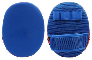 Guantes de boxeo de enfoque curvo, almohadillas de entrenamiento de cuero genuino para artes marciales MMA, Muay Thai, Sparring, Dojo, negro - Product Image 2