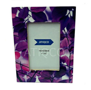 Handmade Elegant Blue White MDF Picture <b>Frame</b> Classical Wooden Design Digital Print Lacquer Finish Naturals Wood <b>Photo</b> <b>Frame</b> - Product Image 5