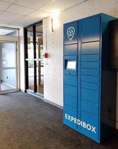 Casiers intelligents de bureau en métal en acier de haute qualité armoires de stockage de colis avec notifications par e-mail en gros - Product Image 6