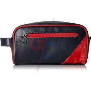 Organizador de neceser de cuero PU unisex, kit de viaje con cremallera superior, estilo de moda con precio barato al por mayor, cierre de cremallera - Product Image 6