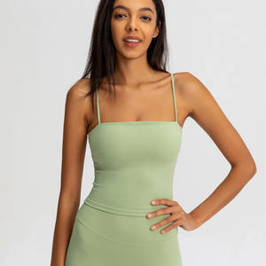 Camisola de tirantes sexy para mujer, lencería íntima, top corto con tirantes, camisola de gimnasio con tirantes extraíbles - Product Image 5