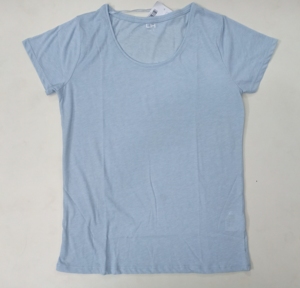 Exceso de prendas de vestir/prendas de vestir de la marca etiquetas las mujeres las niñas de manga corta de cuello redondo de algodón Casual T camisas Bangladesh Stocklot - Product Image 1