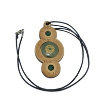 Fournisseur de pendentifs en bois gravés coeur Chakra | Pendentifs en bois gravés coeur Chakra à bas prix artisanat en pierre semi-précieuse