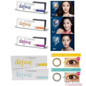 chic contact lenses Suppliers-Acuvue Define 30pcs Johnson & Johnson Daily disposable cosmetic Soft contact lenses