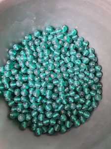 Superventas cuentas de cristal verde redondas sopladas a mano diseño único cristal Murano y cuentas de cristal hechas a mano al por mayor - Product Image 4