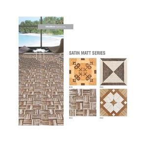 Diseño de estacionamiento al aire libre, aspecto de tira decorativa, superficie mate, baldosas de cerámica, 40x40cm - Product Image 1