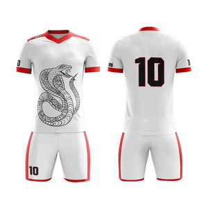 High Quality Custom Sublimated 100% <b>Polyester</b> Soccer Team Uniform Set with Custom Design Logo T-Shirt & Shorts Custom Made Size - Product Image 1