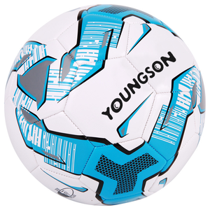 Ballon de football d'entraînement multicolore en PU/PVC/TPU cousu à la machine, modèle YSB-32, taille 5, marque YOUNGSON, vente en gros - Product Image 1
