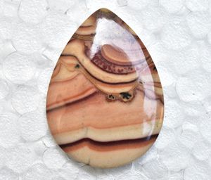 หินโดโลไมต์ Wave Cabochon,อัญมณีโดโลไมต์ลอนฮิลส์ลอนแนวเม็กซิกันคุณภาพสูงพลอยหลังเบี้ยสำหรับอาลีบาบา - Product Image 1