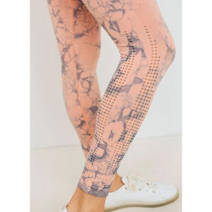 Customized CUSTOMIZED DESIGNED SELF LOVE TIE-DYE PERFORATED <b>SEAMLESS</b> <b>LEGGINGS</b> - Product Image 3