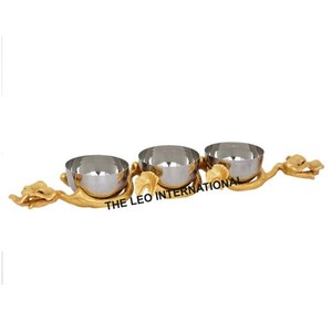 Tazón de fruta chapado en oro, metal de aluminio, forma redonda, artículos de cena, aperitivos de cocina, cuenco decorativo para el hogar - Product Image 4