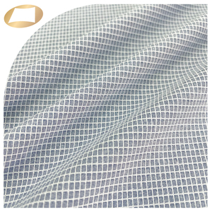 Recyclé polyester spandex tissu à carreaux pour athleisure porter - Product Image 6