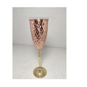 Copper Wine <b>Glasses</b> Set of 2 Unbreakable Wine <b>Goblets</b> Stainless Steel Shatterproof for Red White Engraving <b>Glass</b> - Product Image 2