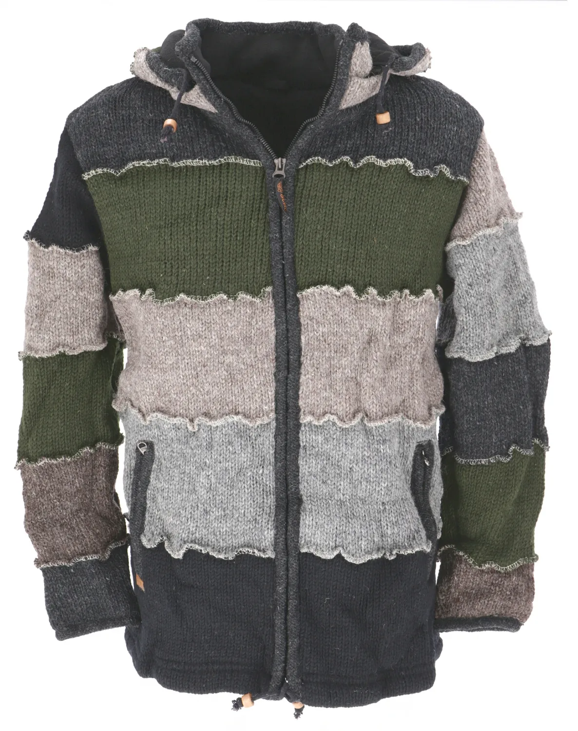 Wool Jacket Men der tuch hoodies winter großhandel kleidung handloom günstige schnelle lieferung unisex made in nepal