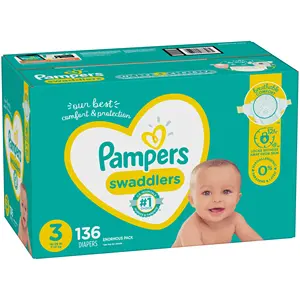 Pañales Desechables Universales de Primera Calidad con Protección Contra Fugas y Absorción Suave y Transpirable, Tela No Tejida de Buena Calidad - Product Image 1
