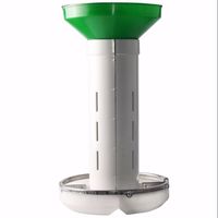 Mangeoire à lapins en PVC de haute qualité, grande capacité, prix abordable, accessoires pour cage à lapins européenne, emballage carton Chine, vente chaude en usine