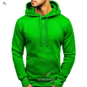 Wholesale Custom 100% Cotton Men's <b>Hoodie</b> High Quality Black Embroidered Blank <b>Plain</b> <b>Hoodies</b> with Anti-Shrink Feature - Product Image 6