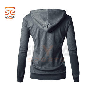 New heavy thick hoodies zipper women custom logo print oversized hoodies - Product Image 4