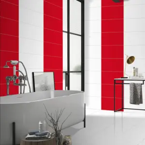 Super Speciale Kleuren Lava Rood Spaans Ontwerp Nieuw Gelanceerd 300X600Mm Keramische Wand-En Vloertegels Voor Huis.
