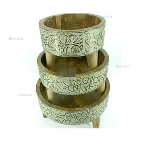 Juego de 3 Soportes para Tartas de Diferentes Tamaños, Diseño Moderno, Soporte de Madera para Dulces Islámicos, para Uso en el Hogar y Restaurantes - Product Image 6