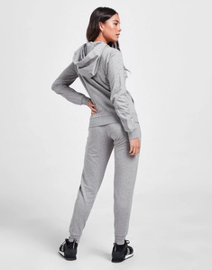 Women's Winter 2-Piece 100% Cotton Knit Hooded Solid Zipper Elastic Waist Casual Tracksuit <b>Sweatpants</b> <b>Set</b> - Product Image 4