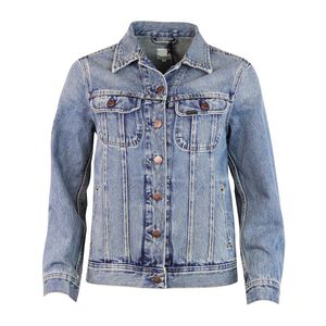 Chaqueta vaquera azul clásica, ropa de calle informal para hombres y mujeres, chaqueta vaquera de manga larga hecha para el día a día, atuendo elegante - Product Image 5