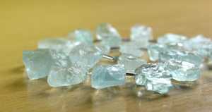 Piedra aguamarina Natural sin procesar, 21 piezas, fabricación de joyas, piedra azul, colección - Product Image 3