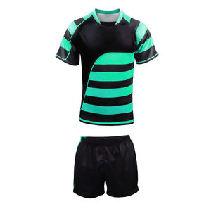 Uniforme da Rugby a maniche corte confortevole personalizzata nuova divisa da Rugby di Design per la squadra sportiva - Product Image 1
