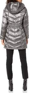 <b>Hoodie</b> Cold Protective Winter Season Bommber Jacket Winter Gilet Lemieux Jacket Bubble Padded Hood Coat with Faux <b>Fur</b> Collar - Product Image 3