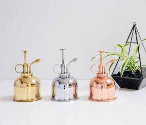 33mm Electroplate Color <b>Sprayer</b> Nozzle Manual Metal Brass & Copper Plant Mister Watering Can for <b>Garden</b> Use - Product Image 3