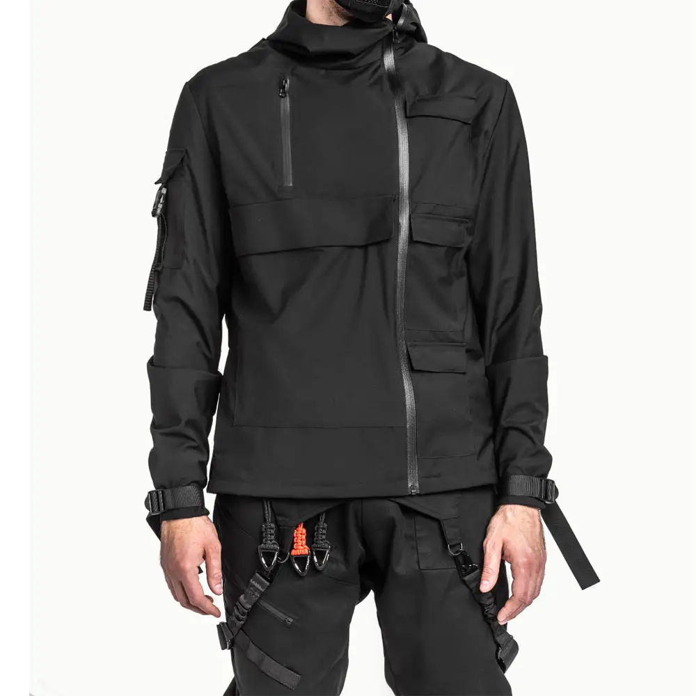 Wholesale Custom OEM Latest Design Slim Fit Lightweight Men Tech wear jacket / New Arrival Cheap Price Tech Wear Jacket