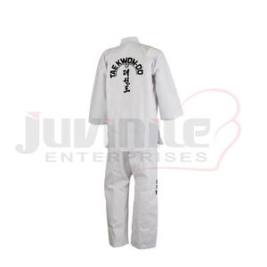 ชุดยูนิฟอร์ม ITF สีขาว 8 ออนซ์ ชุดศิลปะการต่อสู้ ชุดเทควันโด คุณภาพดีที่สุด สไตล์เรียบง่าย ชุดยูโด คาราเต้ ในปากีสถาน ปี 2025 - Product Image 2