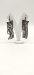 ต่างหูคริสตัลพลอยเทียมสีเงินสำหรับเจ้าสาวทำด้วยมือห่วงผีเสื้อสุดอินเทรนด์อุปกรณ์จัดงานแต่งงานสำหรับผู้หญิงพร้อมคลิป - Product Image 4