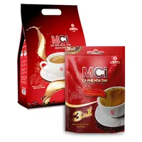 OEM 대량 카페인 인스턴트 커피 3in1 16g/향 주머니 x 50 향 주머니/가방 (조각) HACCP 할랄 인증