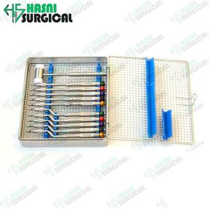 Ostéotomies de levage de sinus d'implantologie dentaire Ensemble de 11 instruments d'implant orthodontique dentaire convexe de pièces - Product Image 2