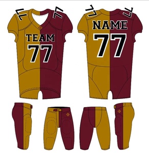 Mejor equipo de color verde camiseta de fútbol americano personalizado al por mayor transpirable manga corta juego de práctica uniforme de talla grande verano - Product Image 2