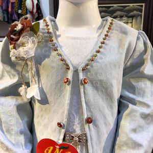 Chaqueta de Invierno para Niñas, de Alta Calidad, Profesional, Suave, Cómoda, Elegante, Brillante, Formal, de Satén, hasta la Rodilla - Product Image 2